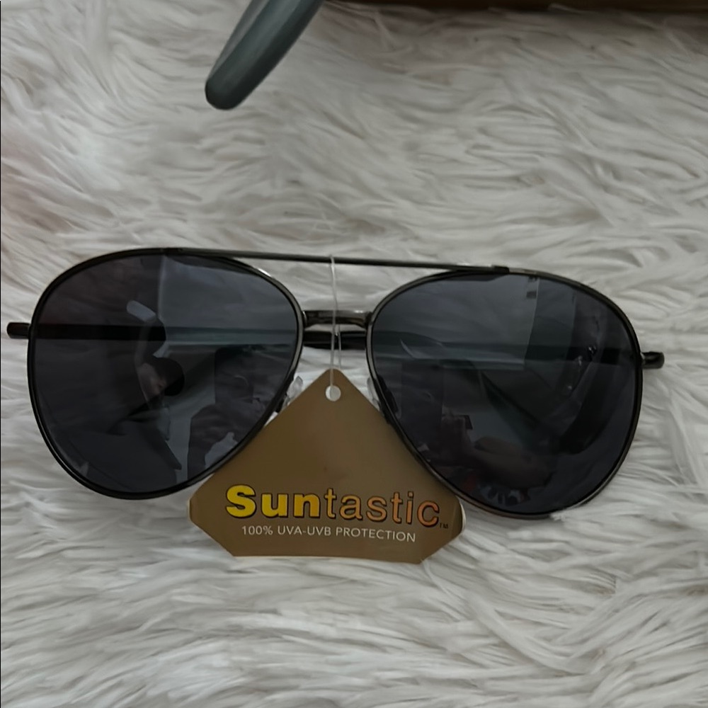 Black Aviator Sunglasses